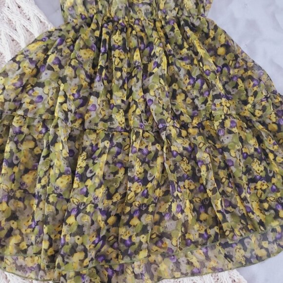 Vintage Costa Blanca Fairycore Pleated Mesh Dress - Picture 6 of 13